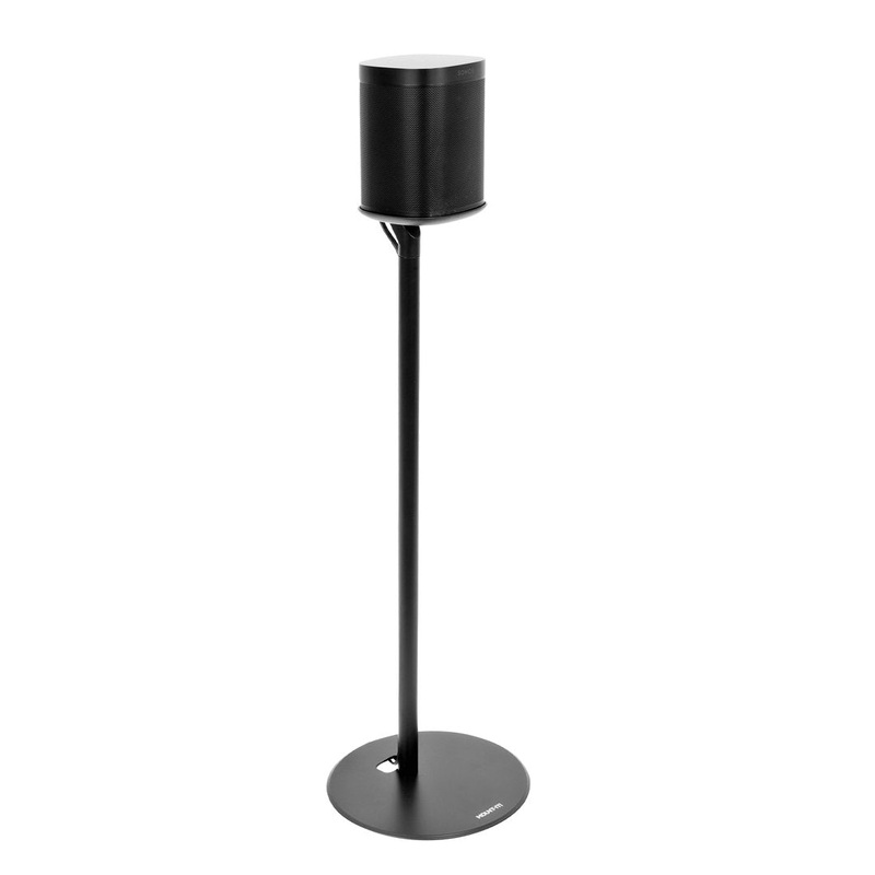 Mount-It! Fixed Speaker Floor Stand for Sonos One, SL, & Play:1 | Enhanced Surround Sound | 28″ Tall Mount-it