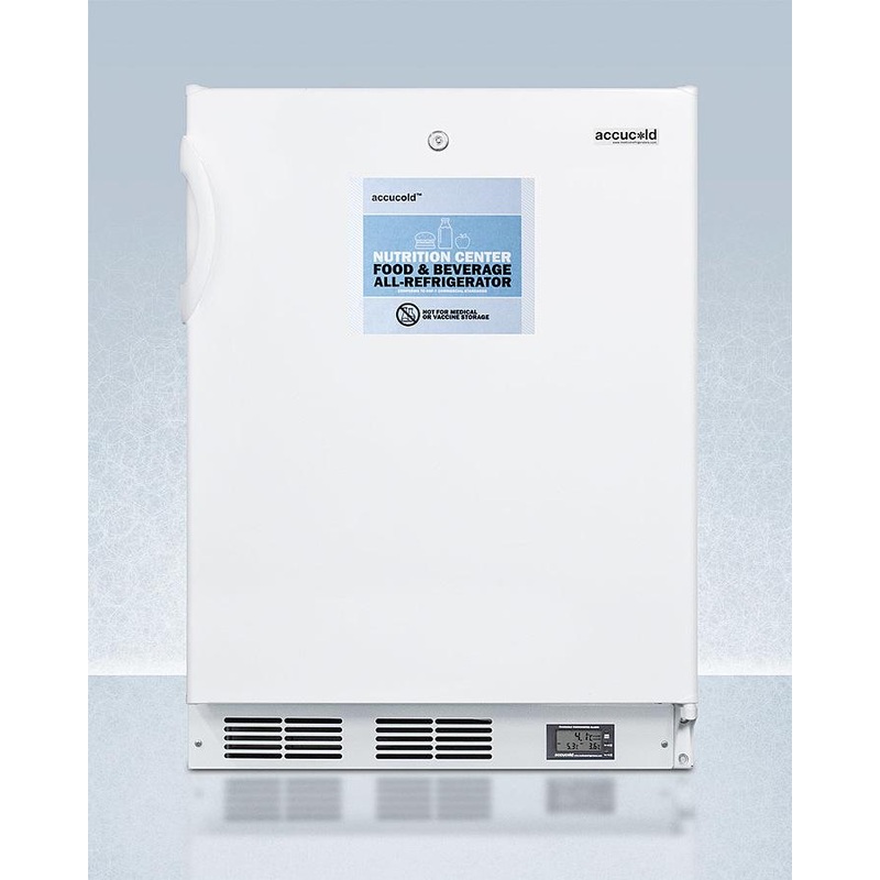 Summit FF6LWBI7NZADA 24″ Wide Built-in All-refrigerator, ADA Compliant