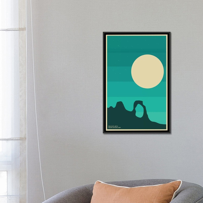 Arches Graphic Art on Wrapped Canvas Union Rustic Mat Color: No Mat Size: 26″ H x 18″ W x 1.5″ D Format: Black Framed Canvas