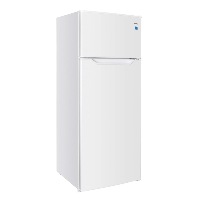 DPF074B2WDB6 Danby 7.4 cu ft. Apartment Size Fridge Top Mount in White