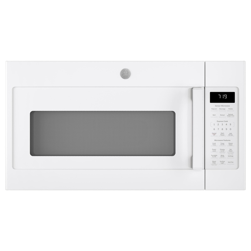 GE 1.9 Cu. Ft. Over-the-Range Sensor Microwave Oven with Recirculating Venting