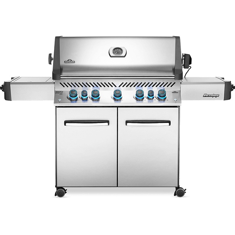 Napoleon Bbq P665RSIBNSS Prestige 665 RSIB with Infrared Side and Rear Burner , Natural Gas, Stainless Steel