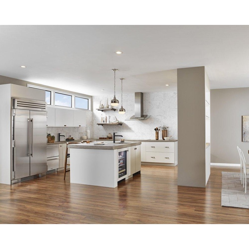 True Residential TBC24ROGC 24 Inch Overlay Glass Door Right Hinge Undercounter Beverage Center