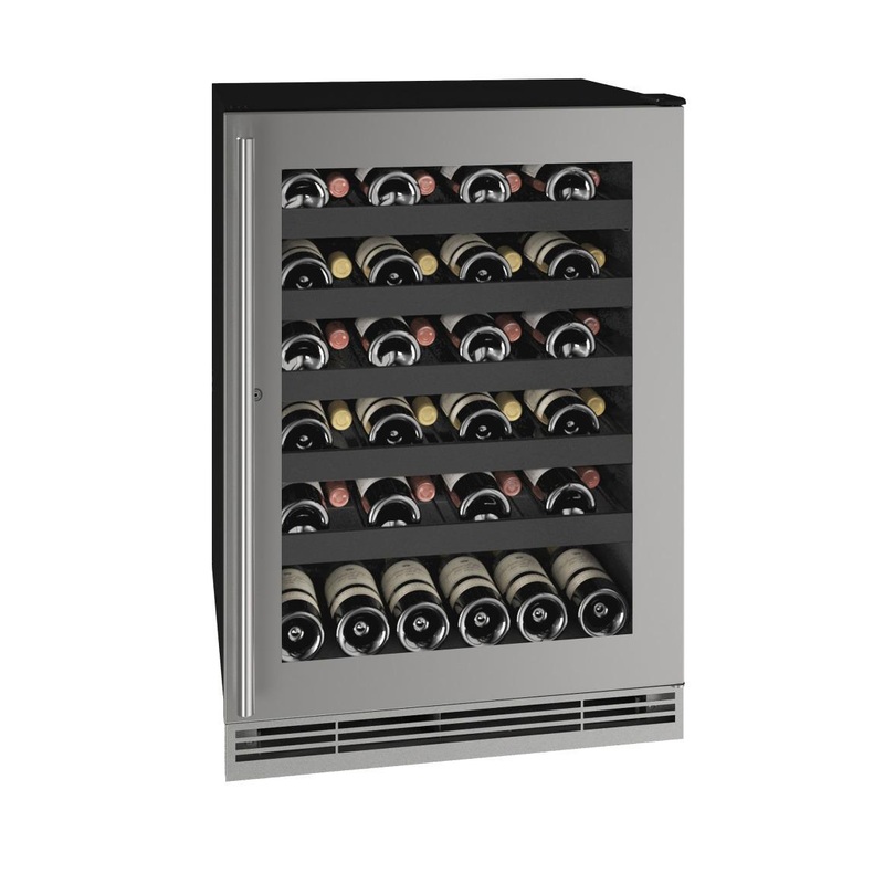 U-Line UHWC124SG31A Hwc124 24″ Wine Refrigerator With Stainless Frame Finish and Lock (115 V/60 Hz)