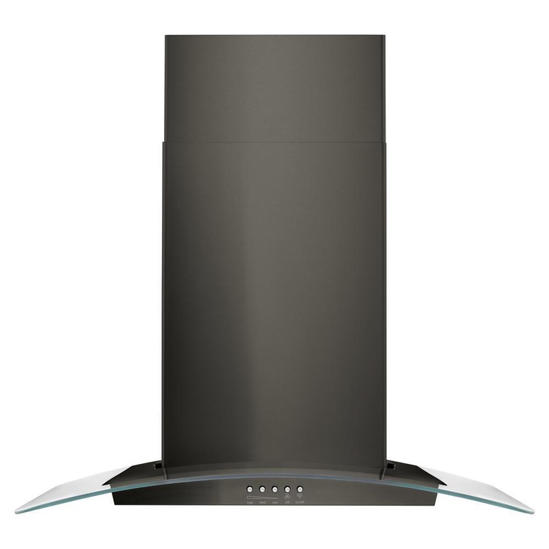 Whirlpool WVW51UC0HV 30″ Concave Glass Wall Mount Range Hood