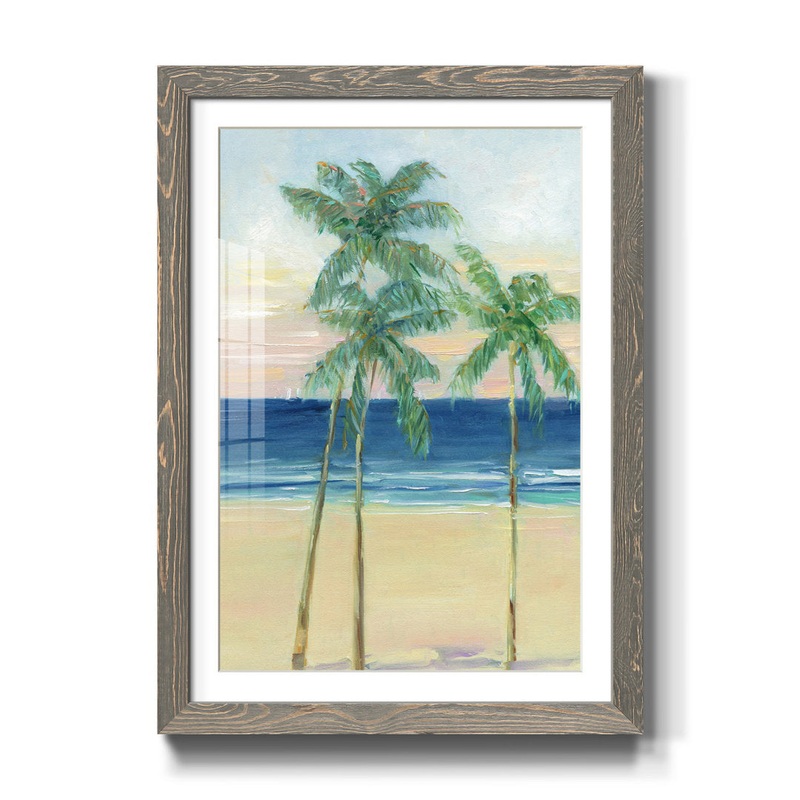 Zen Succulent II – Picture Frame Painting Print on Paper Highland Dunes Frame Color: Gray Size: 37.5″ H x 27.5″ W x 1.5″ D