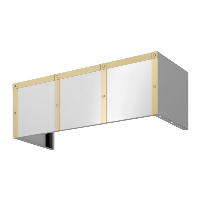 Zephyr BKDC13612ASG Duct Cover Banding Kit, 36In X 12In, Satin Gold
