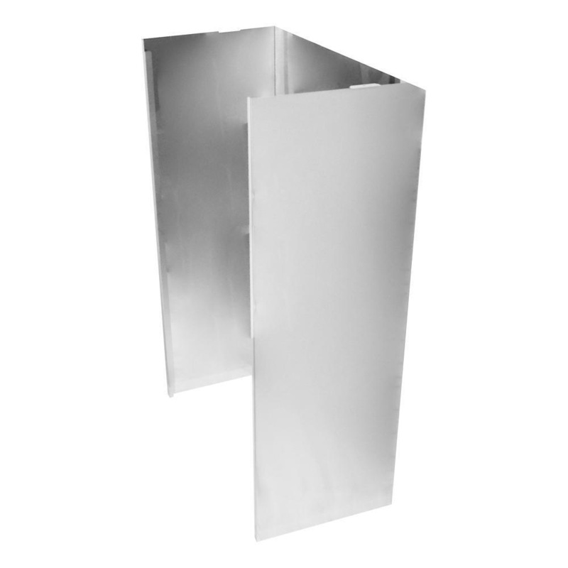 Amana EXTKIT20ES Wall Hood Chimney Extension Kit, 9Ft -12 Ft. – Stainless Steel
