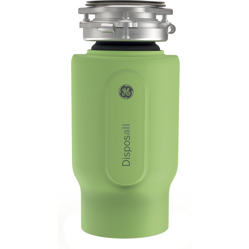 GE 1/2 HP Disposall Green Continuous Feed Garbage Disposer Corded