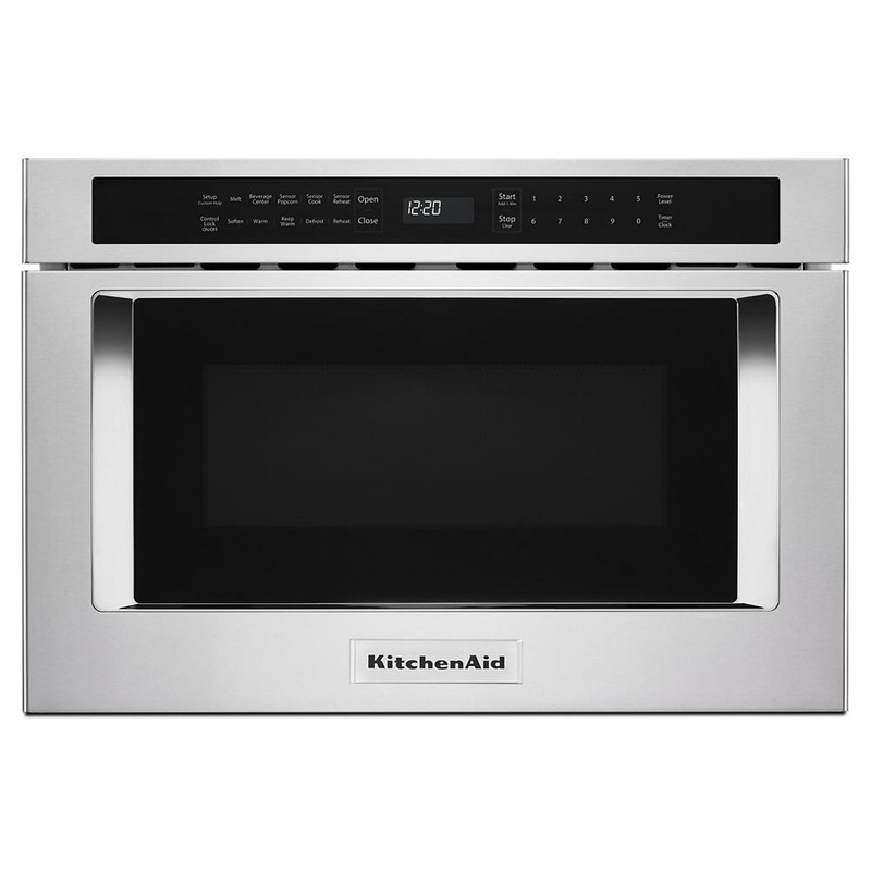 Kitchenaid KMBD104GSS 24″ Under-Counter Microwave Oven Drawer