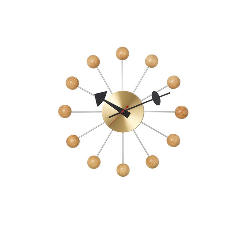 Nelson Ball Clock – Cherry