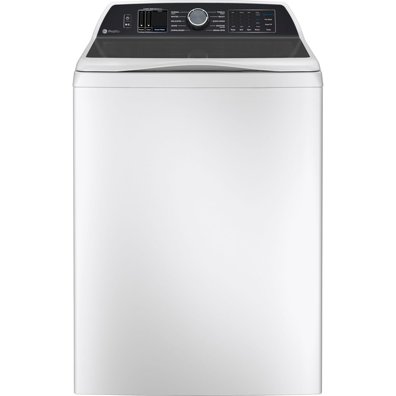 PTW700BSTWS GE Profile ENERGY STAR 5.4 cu. ft. Capacity Washer with Smarter Wash Technology and FlexDispense