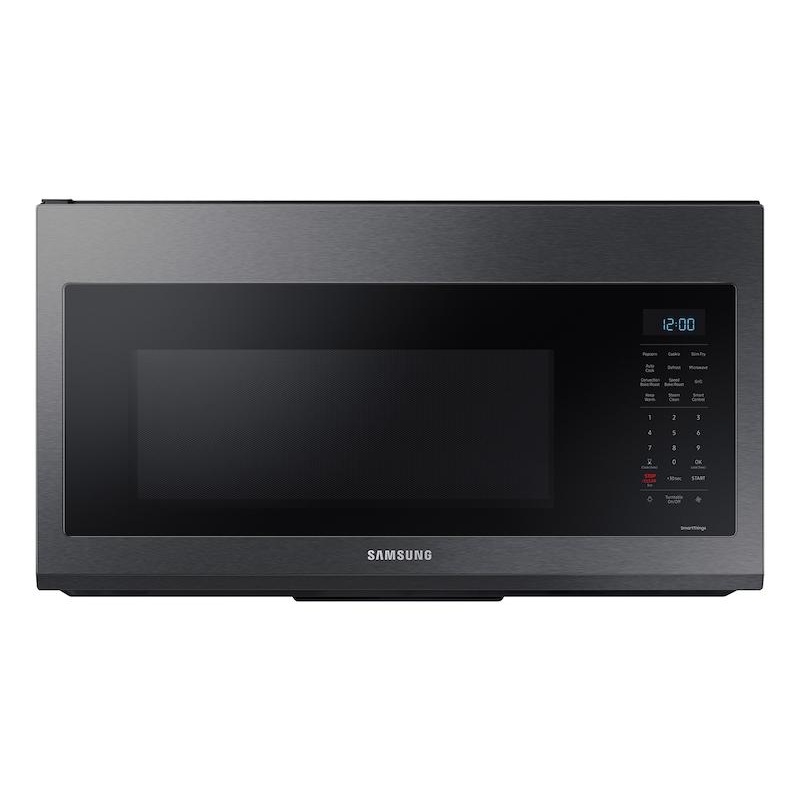 Samsung MC17T8000CG 1.7 cu ft. Smart Over-the-Range Microwave with Convection & Slim Fry in Black Stainless Steel