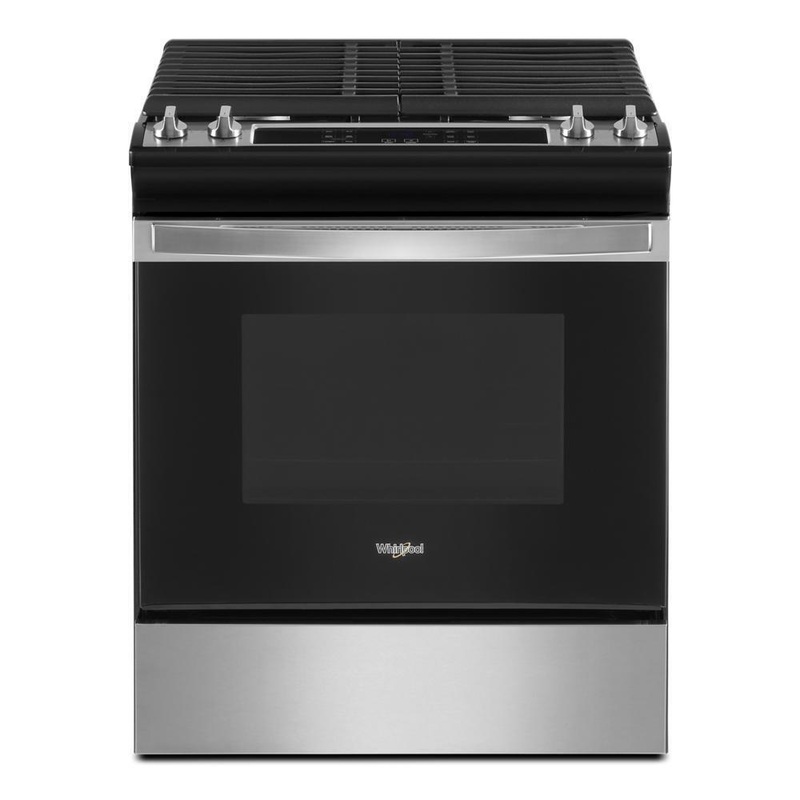 Whirlpool WEG515S0LS 5.0 Cu. Ft. Whirlpool Gas Range with Frozen Bake Technology