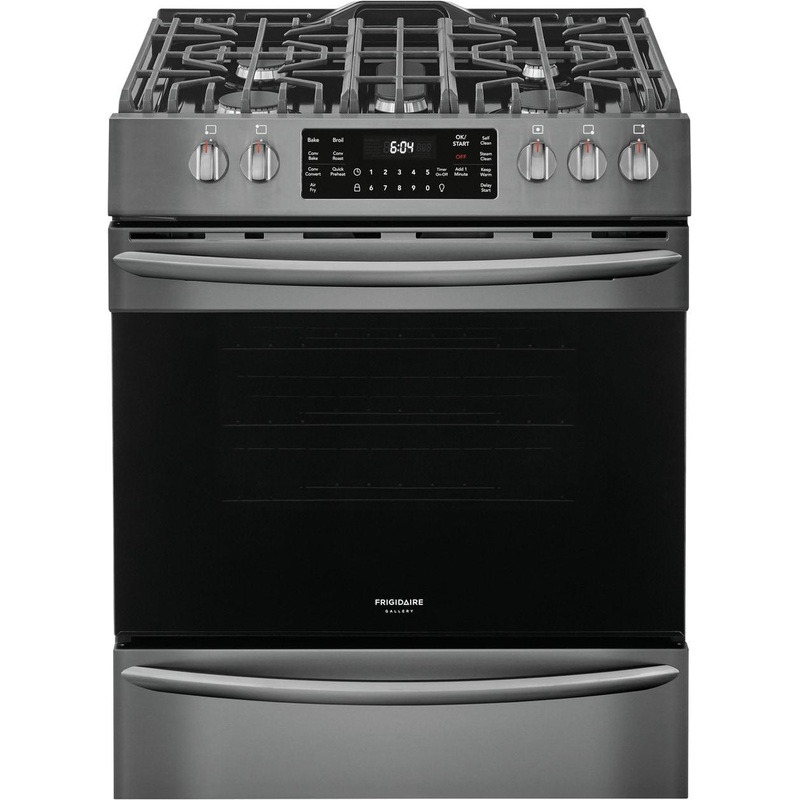 Frigidaire Gallery 30″ Front Control Gas Range with Air Fry
