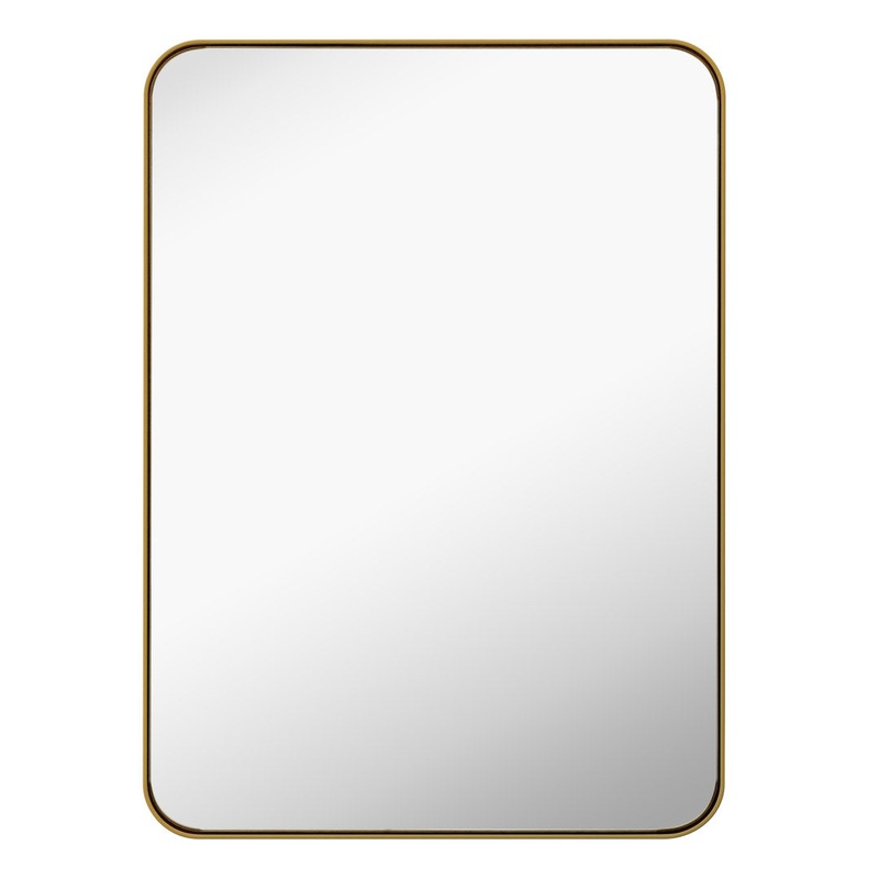 Markhai Modern Accent Mirror Orren Ellis Size: 30″ x 22″ Finish: Dark Champagne