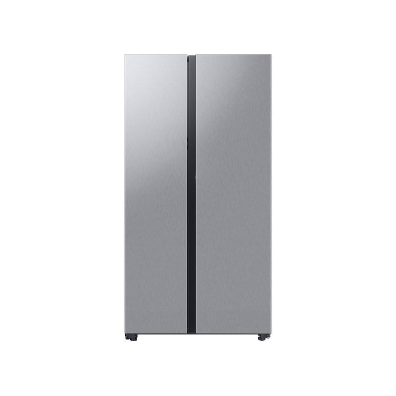 Samsung RS28CB7600QLAA Bespoke Side-by-Side 28 cu. ft. Refrigerator with Beverage Center in Stainless Steel
