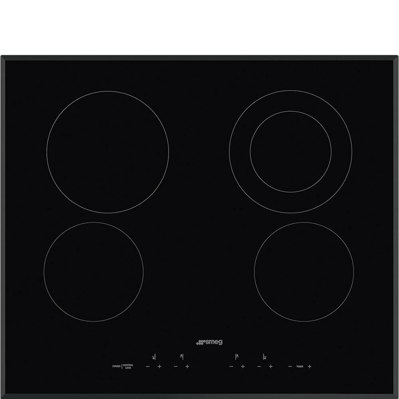 Smeg SEU244ETB Cooktop Black Seu244Etb