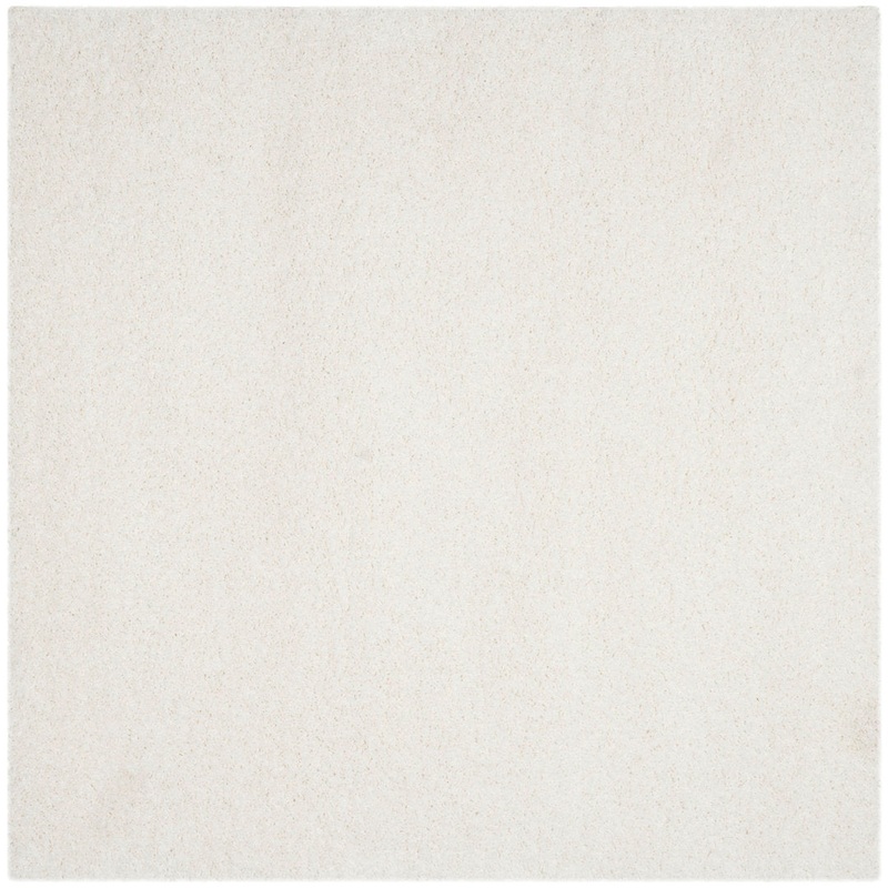Assar White Area Rug Wade Logan Rug Size: Square 4′