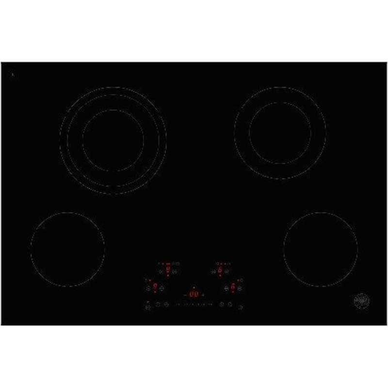 Bertazzoni PE244CER 24 Ceran Touch Control Cooktop 4 Heating Zones Nero