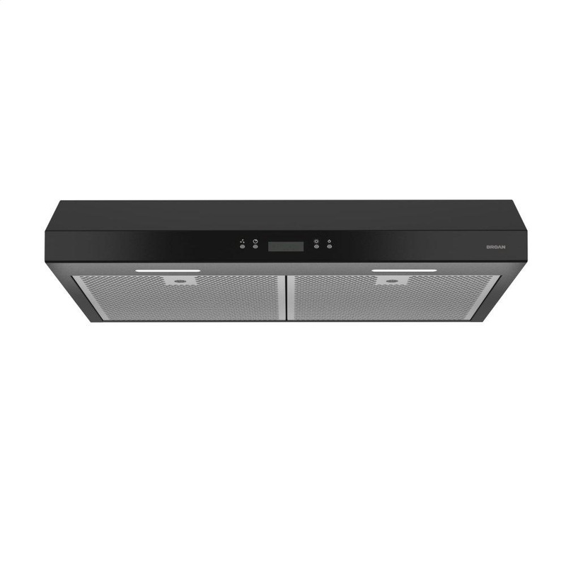 Broan BCDJ142BL DISCONTINUED-Broan 42-Inch Convertible Under-Cabinet Range Hood w/ Heat Sentry, 400 CFM, Black