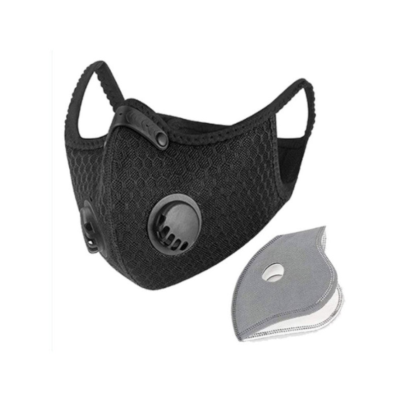 Face Guard Sports Mask  Black