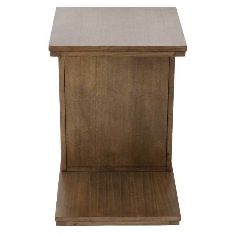 Joondalup C End Table with Storage Loon Peak