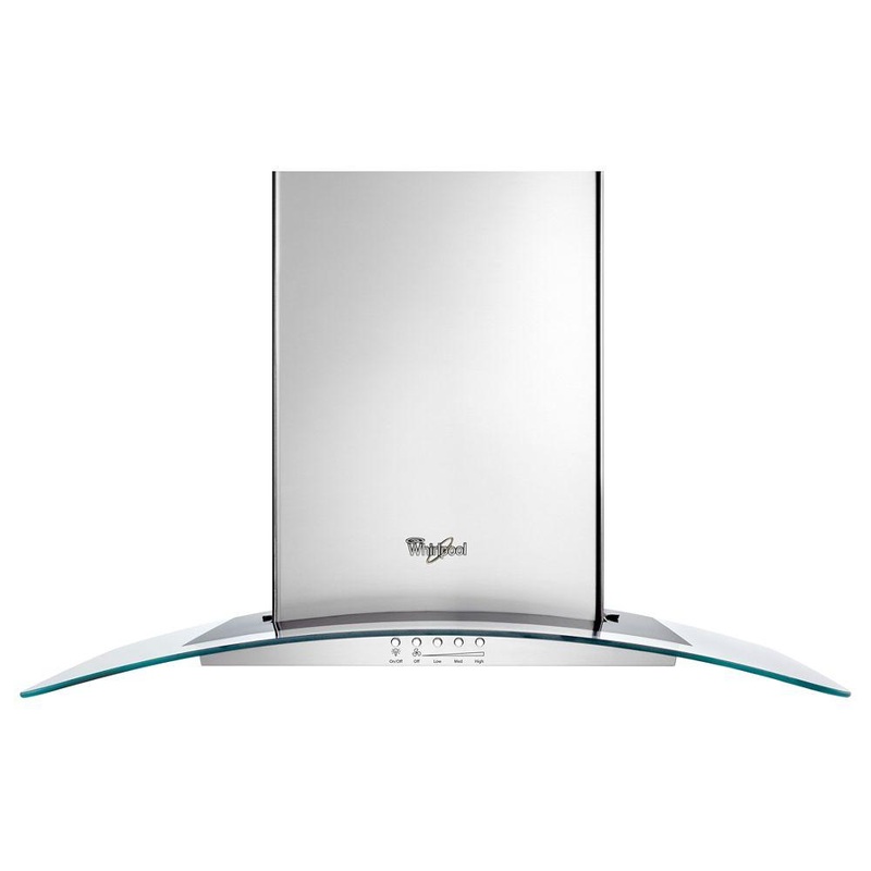 Whirlpool GXW6530DXS 30 inch Convertible Glass Kitchen Ventilation Hood with 400-CFM Fan