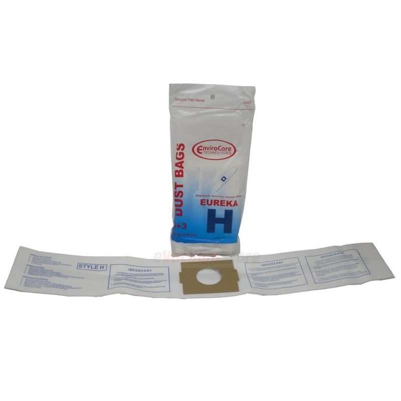 Eureka Style H Vacuum Bags Generic 9 pack