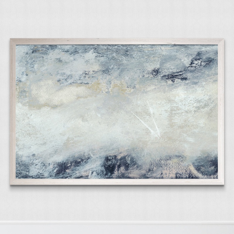 Hushed V’ by Paul Cezanne – Picture Frame Painting Print Highland Dunes Size: 22″ H x 30″ W x 2″ D Format: Framed Canvas White