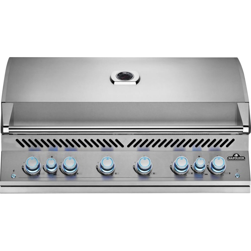 Napoleon Bbq BIG44RBNSS1 Built-In 700 Series 44 With Dual Infrared Rear Burners , Natural Gas, Stainless Steel