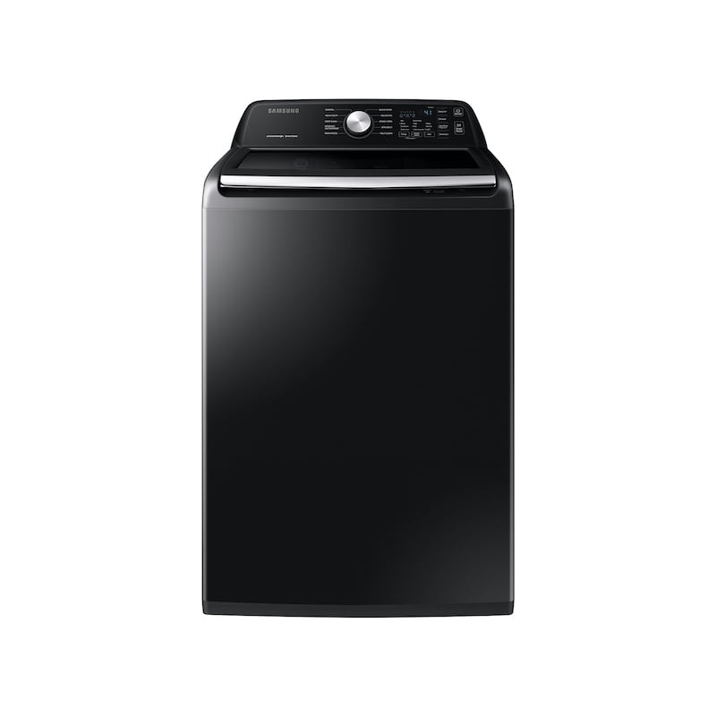 Samsung WA45T3400AV 4.5 Cu. Ft. Capacity Top Load Washer With Active Waterjet In Black Stainless Steel