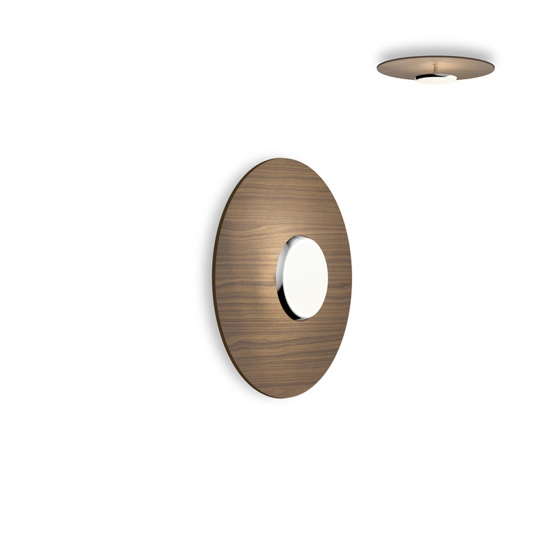 Sky Dome Flush Wood Ceiling/Wall Lamp