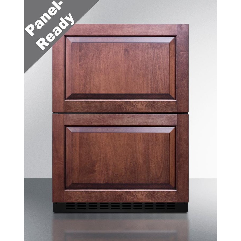 Summit ADFD243PNR 24″ Wide 2-drawer All-freezer (panels Not Included)
