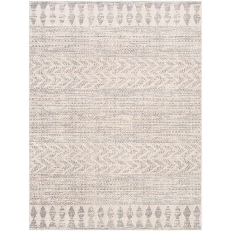 Herrod Geometric Gray/Taupe Area Rug Zipcode Design Rug Size: Rectangle 7’10” x 10′