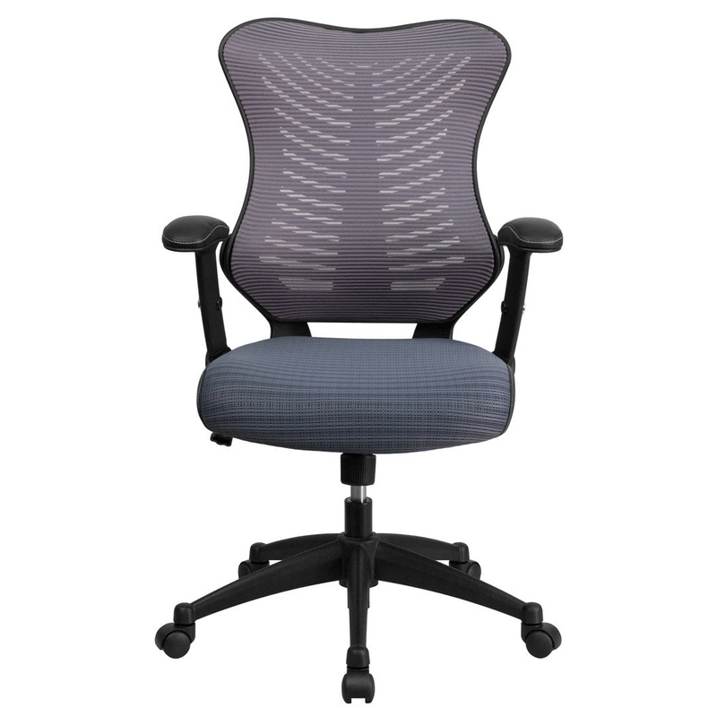 Siwar High-Back Designer Ergonomic Office Chair with Adjustable Armrests by Flash Furniture Flash Furniture Upholstery Color: Gray