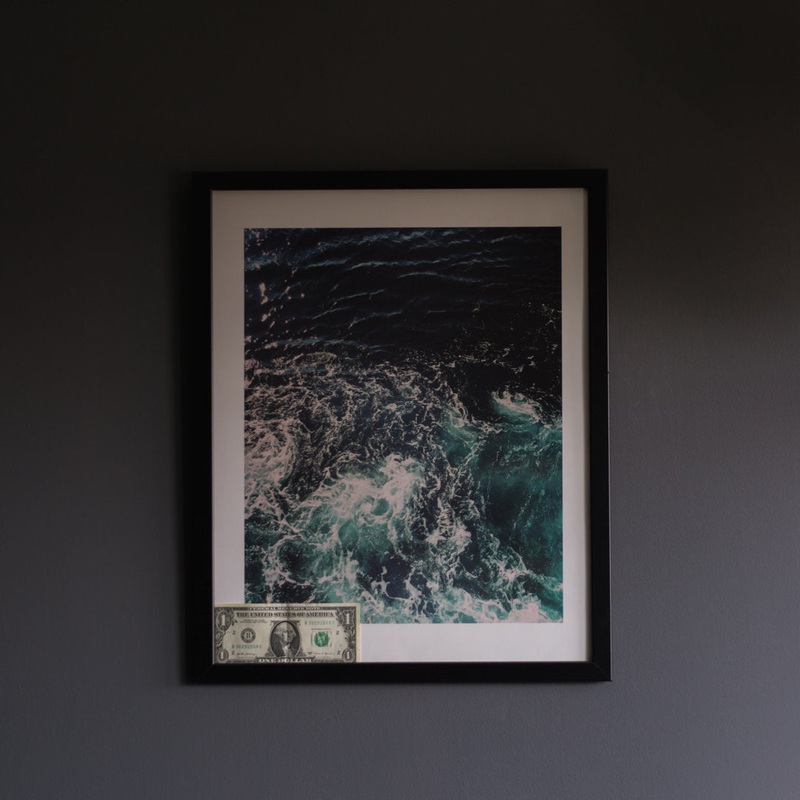 Barreneche Picture Frame Latitude Run Color: Black Picture Size: 29″ x 39″