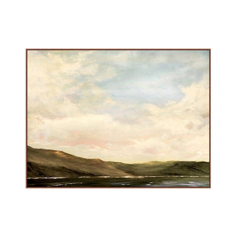 Cotton Candy Clouds With Frame 61″x46″
