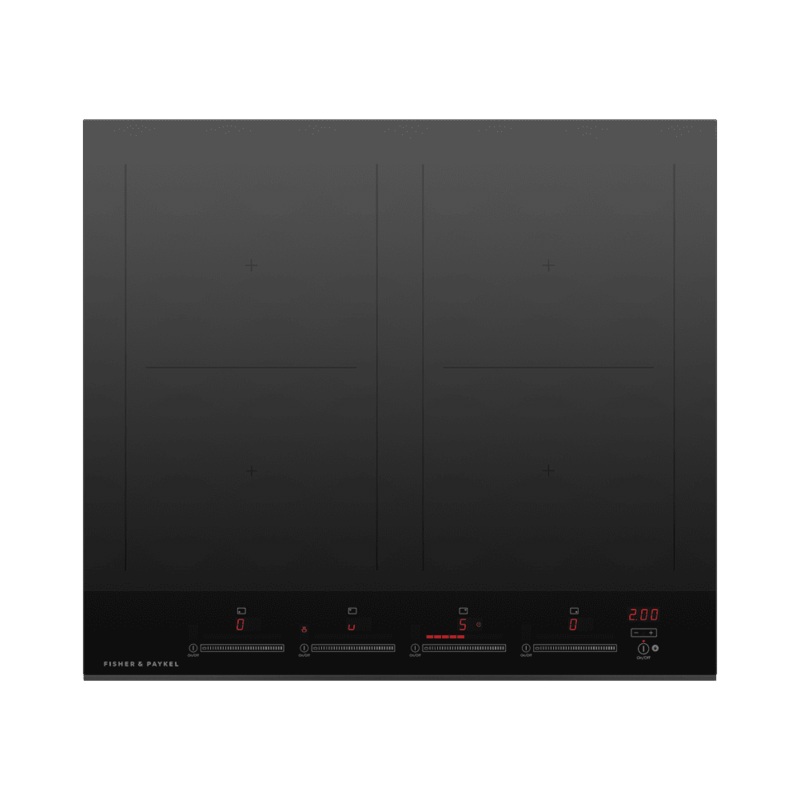 Fisher & Paykel CI244DTB4 Induction Cooktop, 24″, 4 Zones, With Smartzone