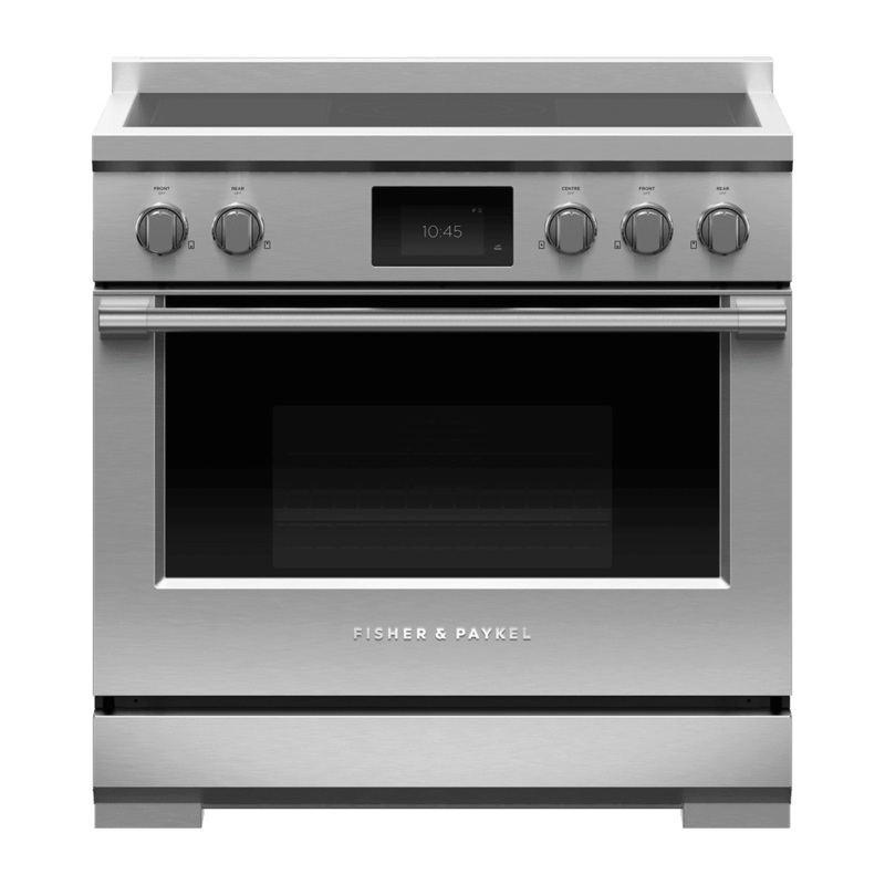 Fisher & Paykel RIV3365 Induction Range, 36″, 5 Zones With Smartzone, Self-Cleaning