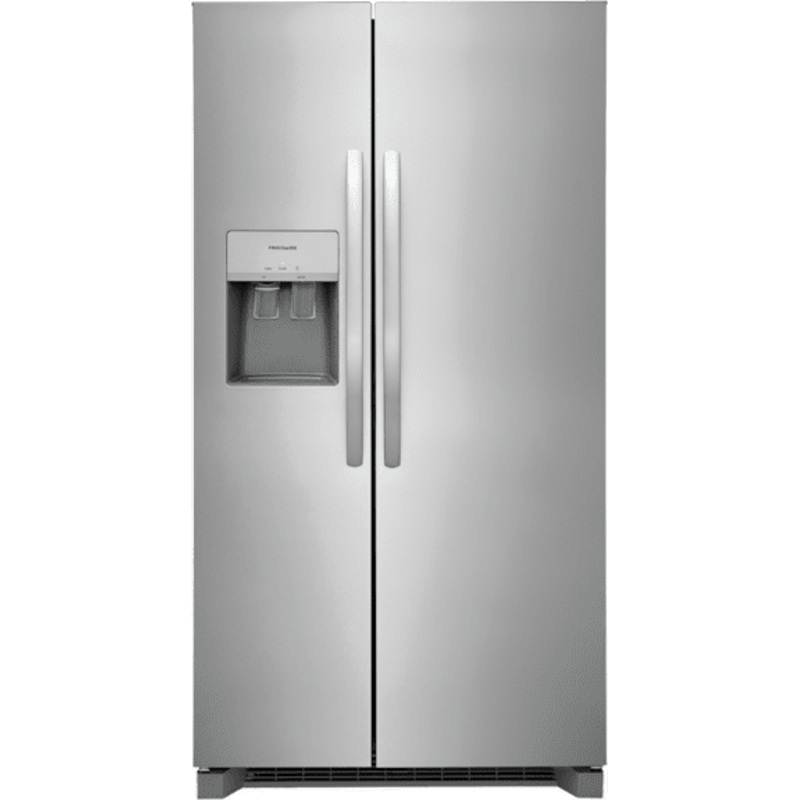 Frigidaire FRSS2633AS Frigidaire 25.6 Cu. Ft. 36” Standard Depth Side By Side Refrigerator