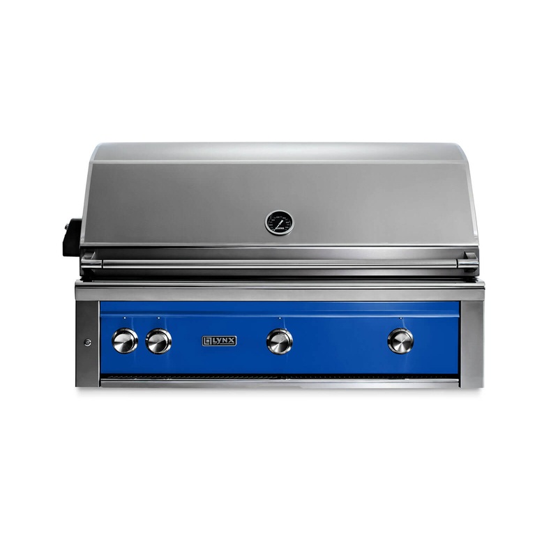 Lynx L42ATRPBLP 42″ Built-In Grill – All Trident W/ Rotisserie – Pacific Blue