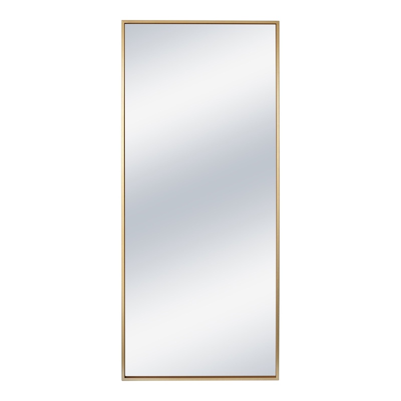 Modern Minimalist Iron Frame Wall Mirror