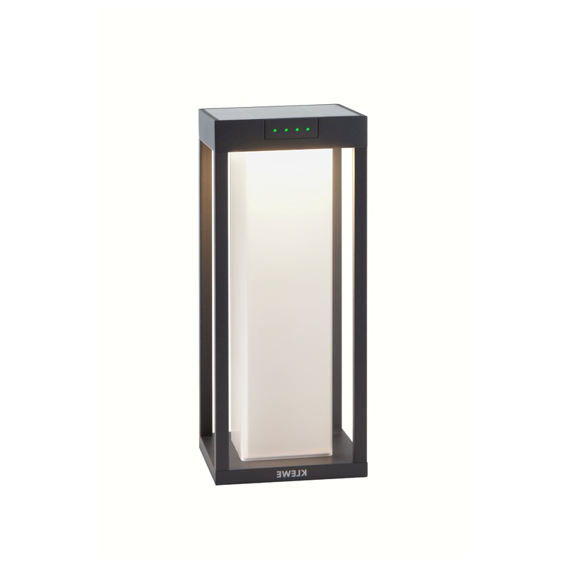 Radia Moon Outdoor LED Solar Bollard Light