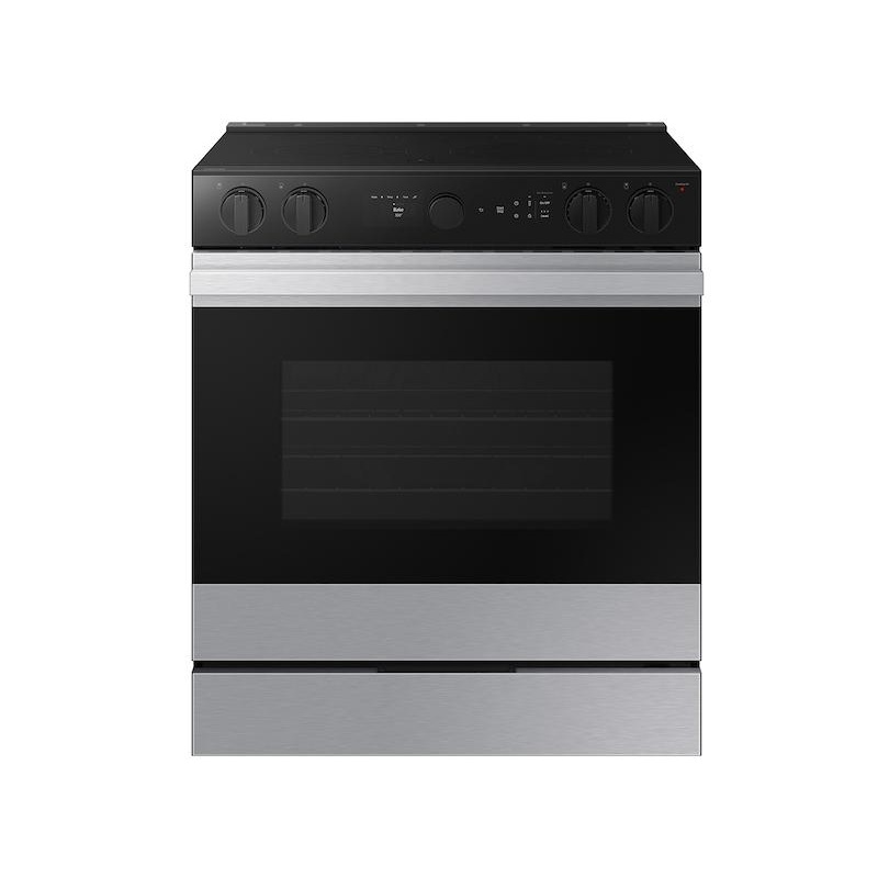 Samsung NSE6DG8500SR Bespoke 6.3 Cu. Ft. Smart Slide-In Electric Range With Air Sous Vide & Air Fry In Stainless Steel