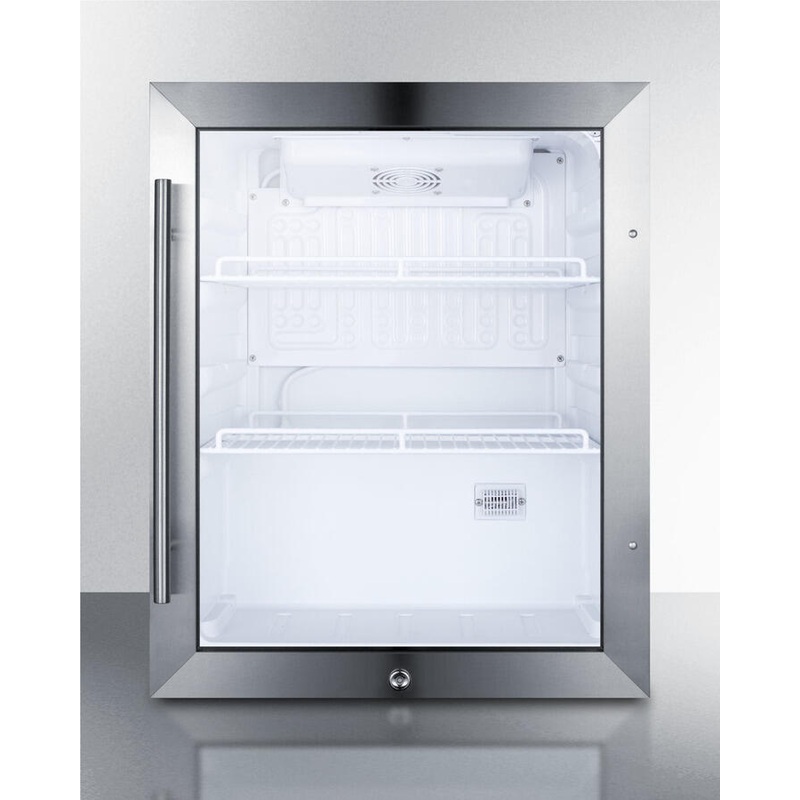 Summit SCR314LCSS Compact Beverage Center