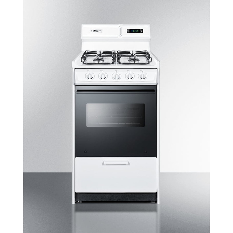 Summit WTM1307DKS 20″ Wide Gas Range