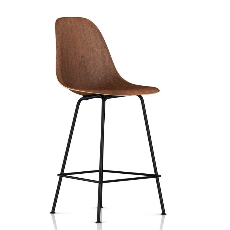 Eames Molded Wood Counter Stool