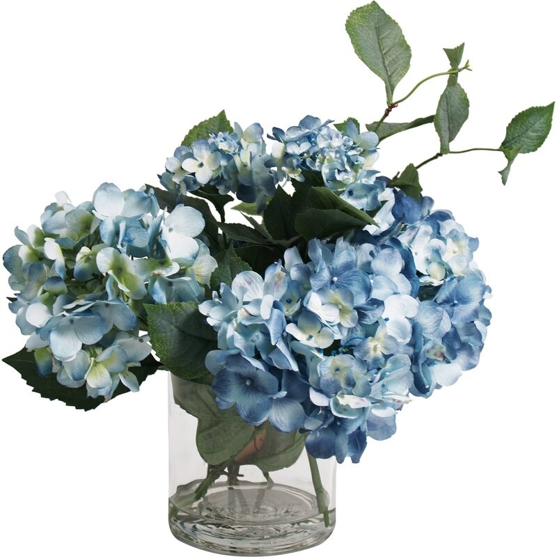 Hydrangea Floral Arrangement in Vase