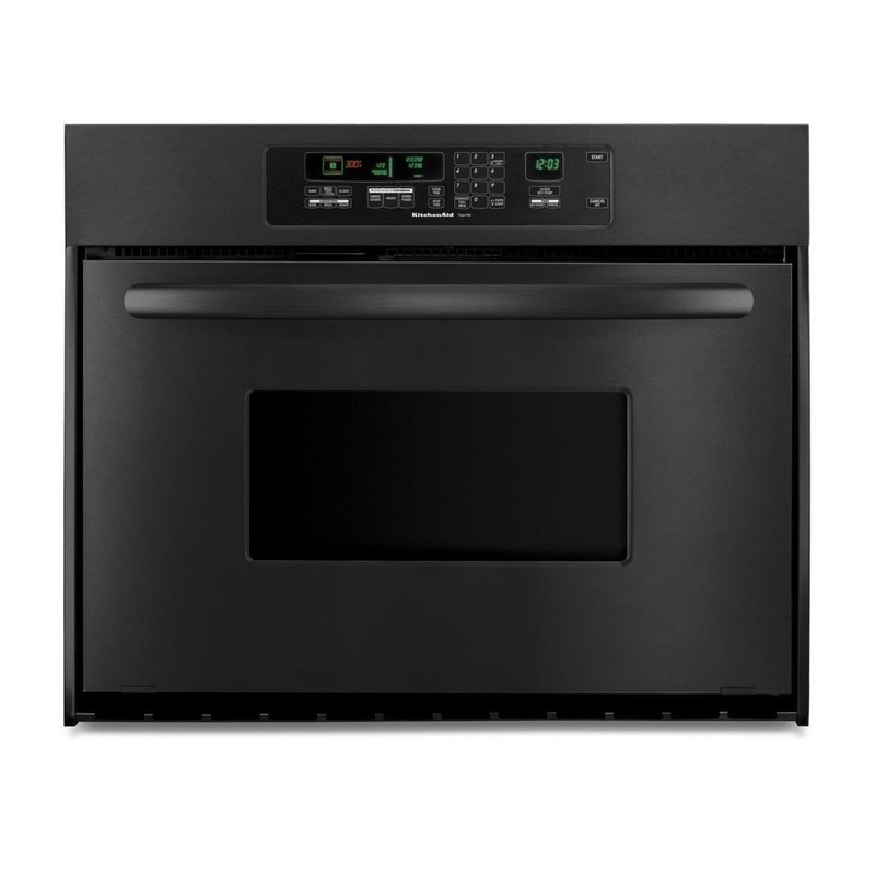 Kitchenaid KEBC147VBL Kitchenaid 24-Inch Convection Single Wall Oven, Architect Series Ii Handle – Black